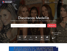 Tablet Screenshot of discotecasmedellin.com